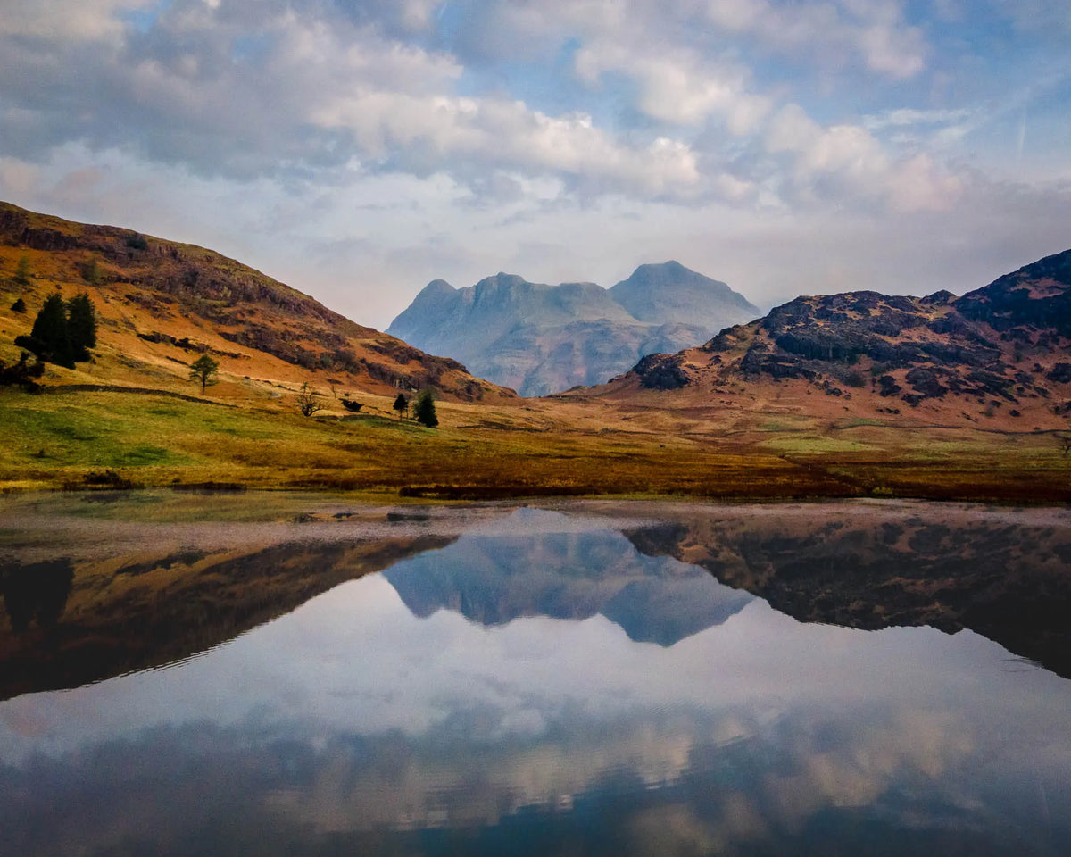 Blea Tarn will provide stunning reflections of the Langdale Pikes