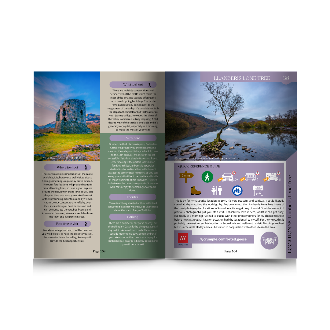 North Wales Photography Guide: 50+ Easy Access Photography Locations - The Lazy Photographers Location Guides